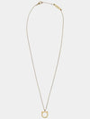 Gancini Large Necklace Brass & Gold - SALVATORE FERRAGAMO - BALAAN 7