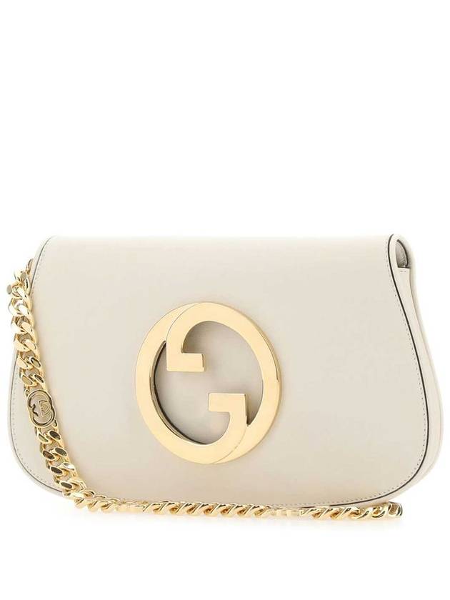 Blondie Interlocking G Shoulder Bag White - GUCCI - BALAAN 3