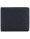 Intrecciato Weaving Half Wallet Navy - BOTTEGA VENETA - BALAAN 4