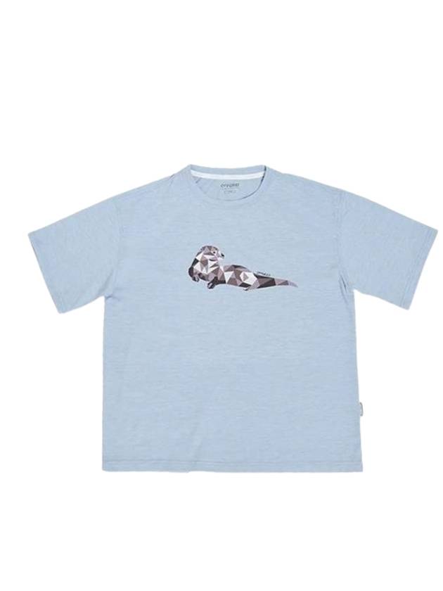 Crisis Animal Short Sleeve T-Shirt Blue - OFFGRID - BALAAN 1