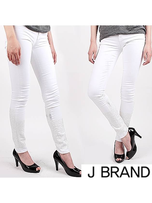 Midrise super skinny Petra PETRA white 8060C028EMB - J BRAND - BALAAN 1