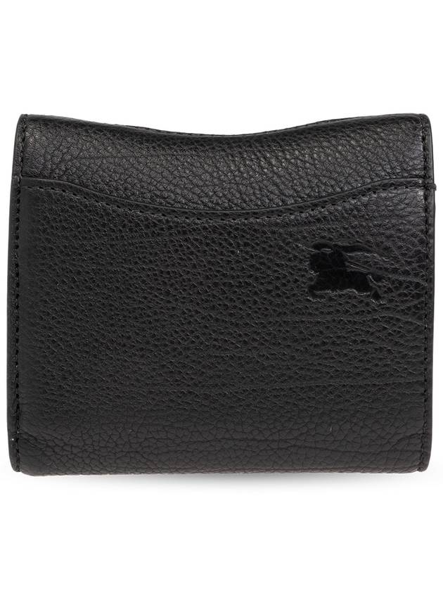 Rocking Horse Leather Half Wallet Black - BURBERRY - BALAAN 4