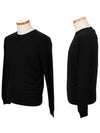 5PU217 3BE 99 Black logo knit Black patch logo knit - KENZO - BALAAN 2