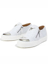 RS7082 BIANCO METAL SHIELD SNEAKERS - GIUSEPPE ZANOTTI - BALAAN 1