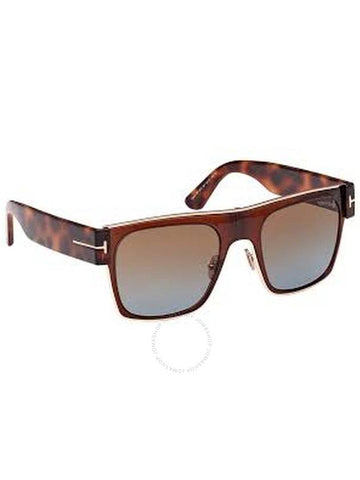 Tom Ford Edwin Brown Gradient Square Men's Sunglasses FT1073 48F 54 - TOM FORD - BALAAN 1