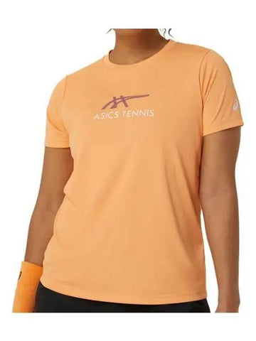 Court Tennis Graphic Tee W 2042A322803 Short Sleeve T Shirt - ASICS - BALAAN 1