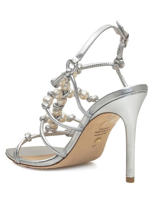 Stuart Weitzman Sandal With Pearls - STUART WEITZMAN - BALAAN 3