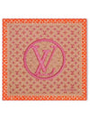 Monogram Rattan Square 90 Scarf Orange - LOUIS VUITTON - BALAAN 2