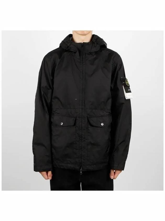 Membrana 3L TC Hooded Jacket Black - STONE ISLAND - BALAAN 3