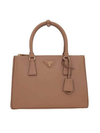 Galleria Saffiano Leather Medium Tote Bag Caramel - PRADA - BALAAN 2