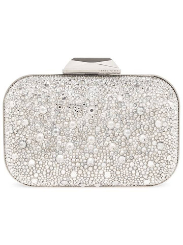 Jimmy Choo ‘Cloud’ Clutch, Women's, Silver - JIMMY CHOO - BALAAN 1