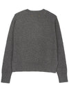 Glitter Lettering Round Neck Knit Top Grey - GOLDEN GOOSE - BALAAN 3