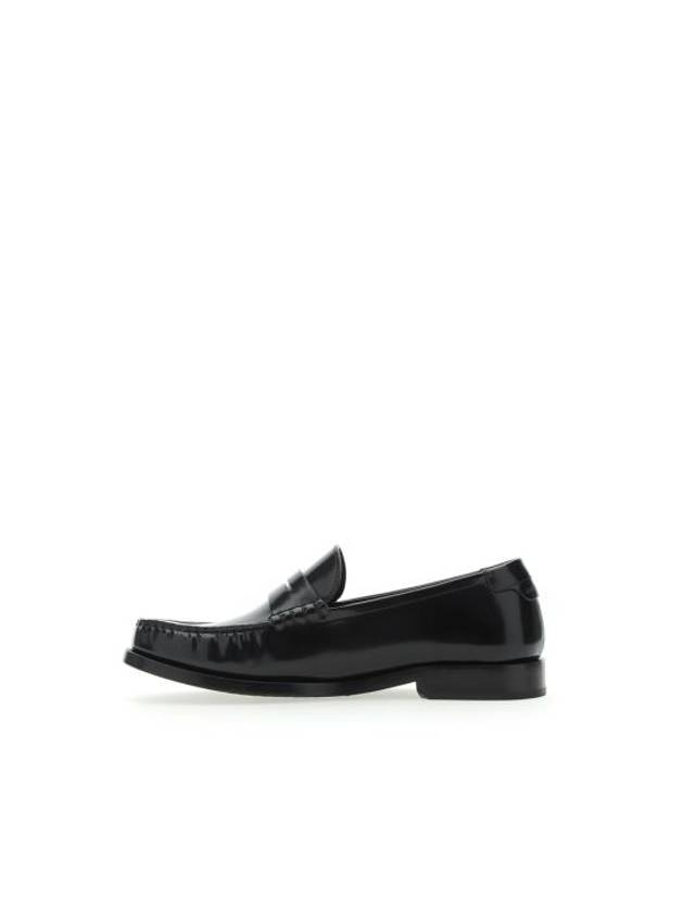 Women's Monogram Le Penny Loafer Black - SAINT LAURENT - BALAAN 3