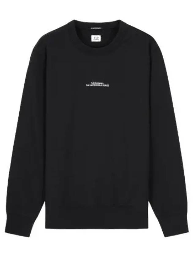 Stretch Fleece Sweatshirt Total Eclipse T Shirt - CP COMPANY - BALAAN 1