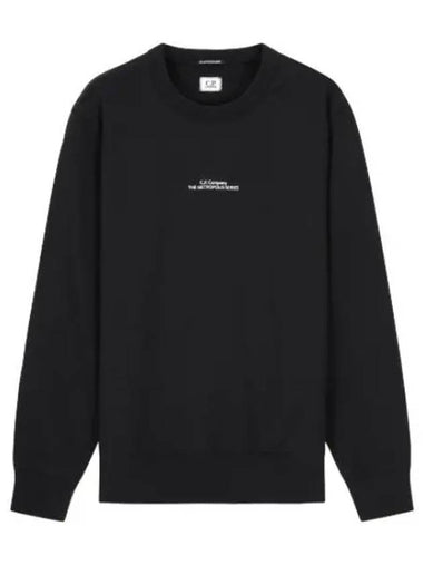 Stretch fleece sweatshirt total eclipse - CP COMPANY - BALAAN 1