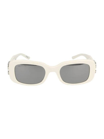 Eyewear Rectangle Acetate Sunglasses White - BALENCIAGA - BALAAN 1