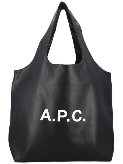 Ninon Logo Print Tote Bag Black - A.P.C. - BALAAN 2