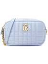 Quilted Mini Lola Camera Cross Bag Light Blue - BURBERRY - BALAAN 2