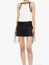 Buckle Contrast Sleeveless White - COURREGES - BALAAN 3