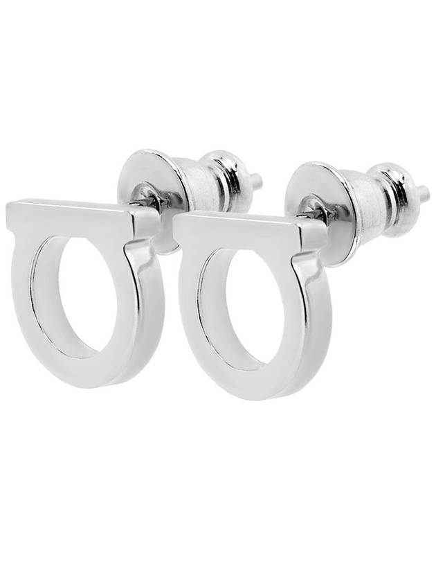 Gancini Earings Silver - SALVATORE FERRAGAMO - BALAAN 3