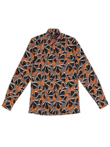 IKALOOK Flower Print Viscose Long Sleeve Shirt SH128 - IKALOOOK - BALAAN 1