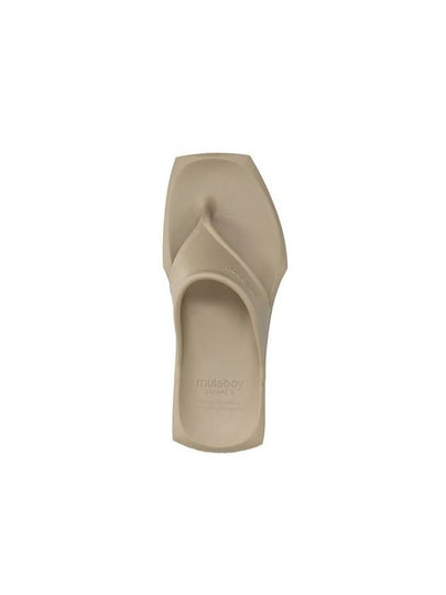 Square X Flip Flops Taupe - MULEBOY - BALAAN 2