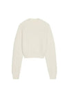 Intarsia Knit Logo Crew Neck Knit Top Ivory - JACQUEMUS - BALAAN 2