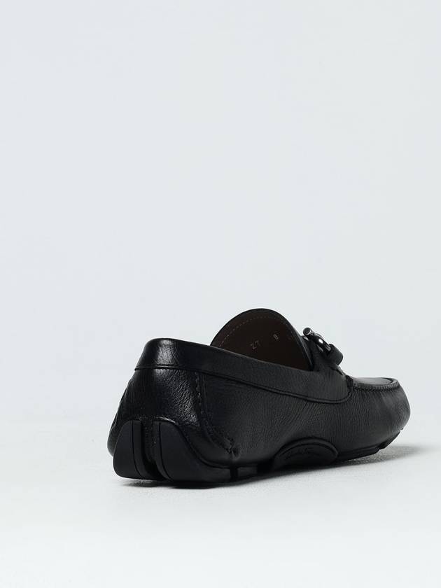 Gancini Ornament Driving Shoes Black - SALVATORE FERRAGAMO - BALAAN 4