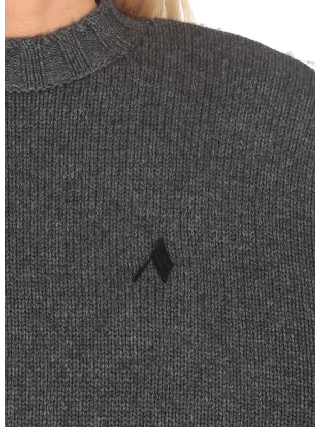 The Attico Dark Grey Wool Knitwear - THE ATTICO - BALAAN 4