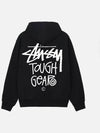 Tough Gear Cotton Hoodie Black - STUSSY - BALAAN 2