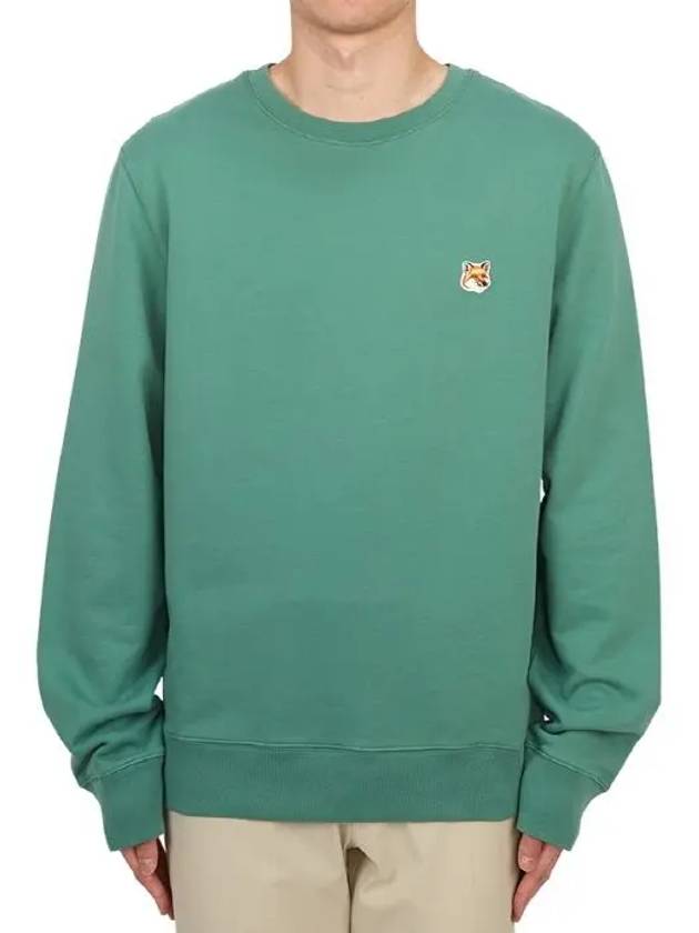 Fox Head Patch Regular Sweatshirt Teal Green - MAISON KITSUNE - BALAAN 3