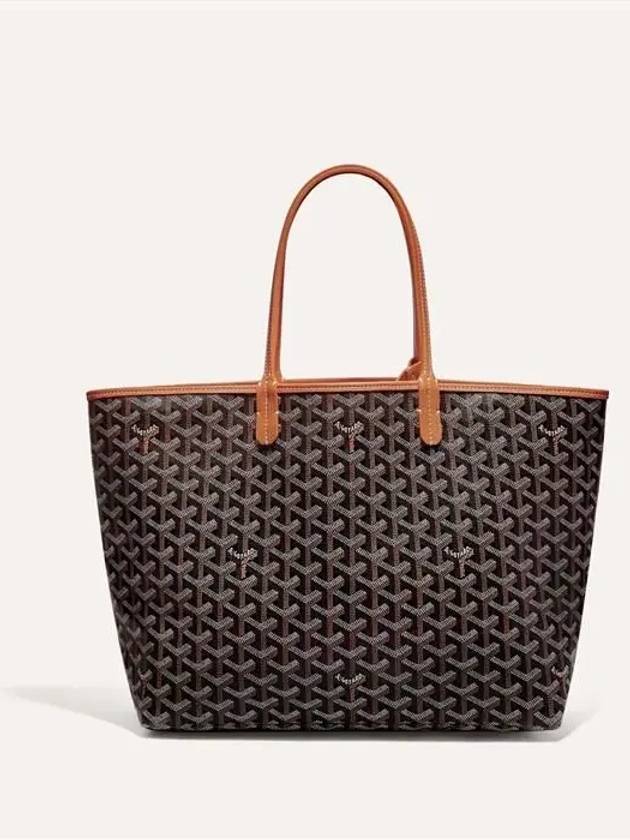 Saint Louis Saint Louis PM Tote Bag Black Tan - GOYARD - BALAAN 3