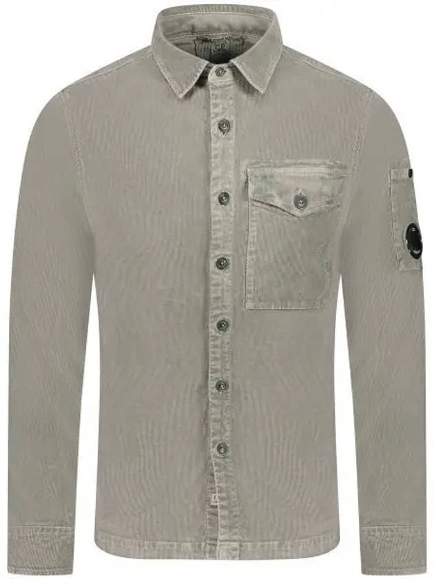 Lens Detail Long Sleeve Shirt Beige - CP COMPANY - BALAAN 2