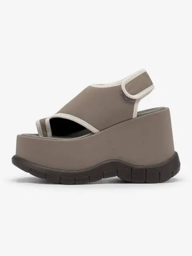 Platform Sandals Taupe CSHOWHEE004NEO0017306 - SUNNEI - BALAAN 1