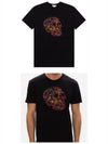 Skull Skull Printing Short Sleeve T-Shirt Black - ALEXANDER MCQUEEN - BALAAN 5