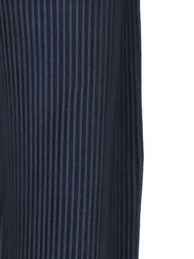 Basic Pleats Straight Pants Navy - ISSEY MIYAKE - BALAAN 4