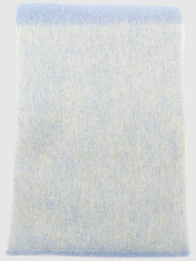 Striped Alpaca Mohair Muffler Blue - MARNI - BALAAN 3