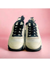 Mixed Fibers Velvet Calfskin Low Top Sneakers Ivory - CHANEL - BALAAN 4