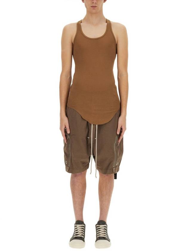 Rick Owens Drkshdw Cotton Tank Top - RICK OWENS - BALAAN 1