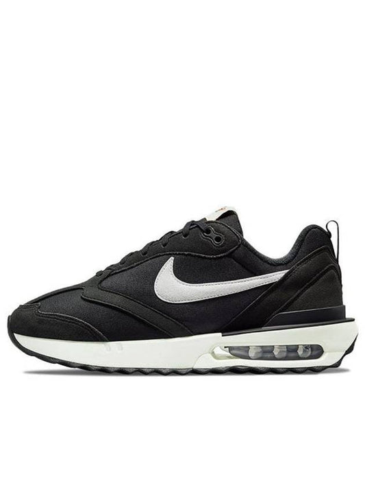 Women's Air Max Dawn Low Top Sneakers White Black - NIKE - BALAAN 2