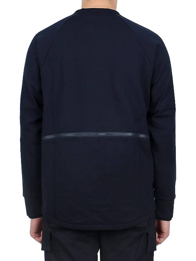 Metropolis Series Brushed Sweatshirt Navy - CP COMPANY - BALAAN 5