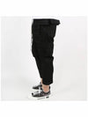 Dark Shadow Drawstring Cargo Track Pants Black - RICK OWENS - BALAAN 4