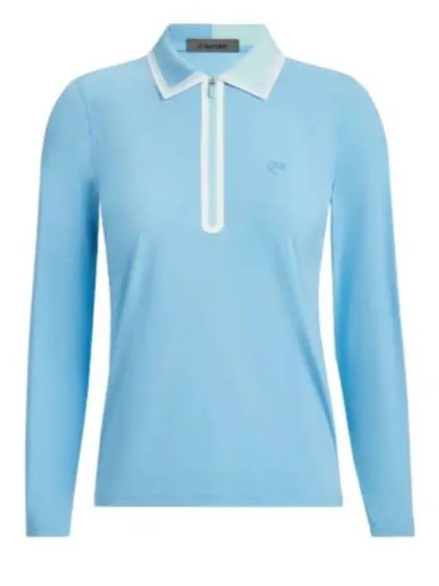 GFORE COLOUR BLOCK SILKY TECH NYLON QUARTER ZIP POLO GLP000048 FOU Women s Color - G/FORE - BALAAN 1