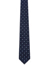 Men's CORBata Jacquard Ganzani Tie Azul Navy - SALVATORE FERRAGAMO - BALAAN 2