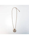 ABA197 B10484 NN009 CC logo round necklace - CHANEL - BALAAN 2