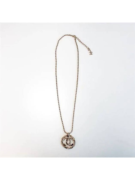 ABA197 B10484 NN009 CC logo round necklace - CHANEL - BALAAN 2