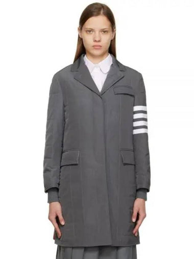 Women s Chesterfield Coat Med Gray FOD078X 07259 - THOM BROWNE - BALAAN 1