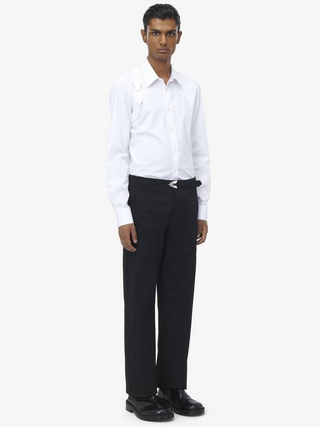 Alexander McQueen Trousers Black - ALEXANDER MCQUEEN - BALAAN 3