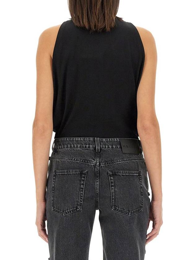 Alexander McQueen Ribbed Tank Top - ALEXANDER MCQUEEN - BALAAN 3