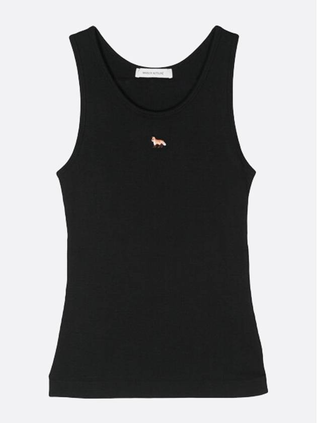 Baby Fox Cotton Sleeveless Black - MAISON KITSUNE - BALAAN 2